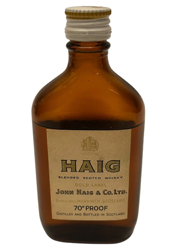 HAIG BLENDED SCOTCH WHISKEY GOLD LABEL 50 ML MİNYATÜR İÇKİ VİSKİ ŞİŞESİ KAPAGI ACILMAMIŞ DOLU KOLEKSİYON 