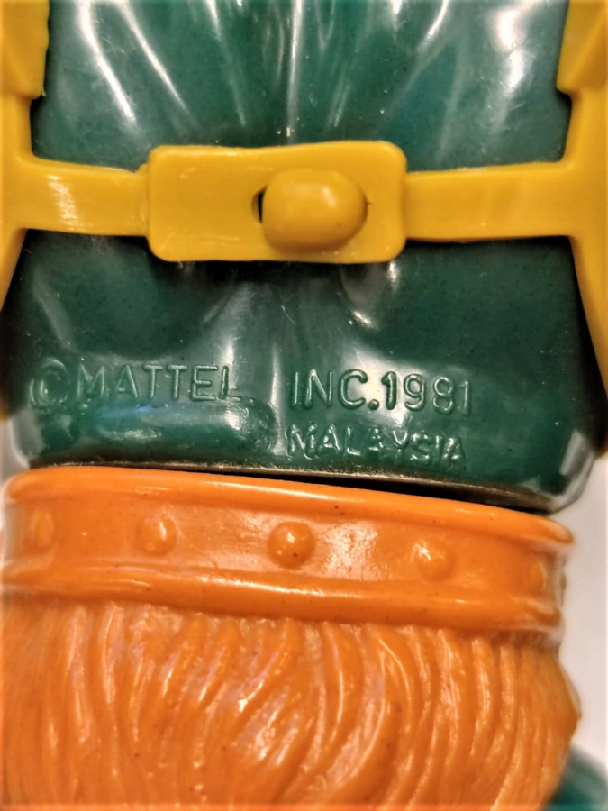 HE MAN MATTEL INC 1981 MALAYSIA  ACTİON FİGURE FİGÜR OYUNCAK BALIK ADAM