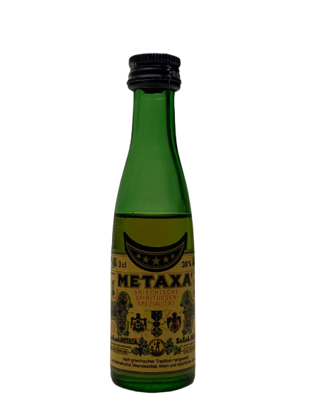 METAXA 30 ML MİNYATÜR İÇKİ LİKÖR ŞİŞESİ KAPAGI ACILMAMIŞ DOLU KOLEKSİYON 