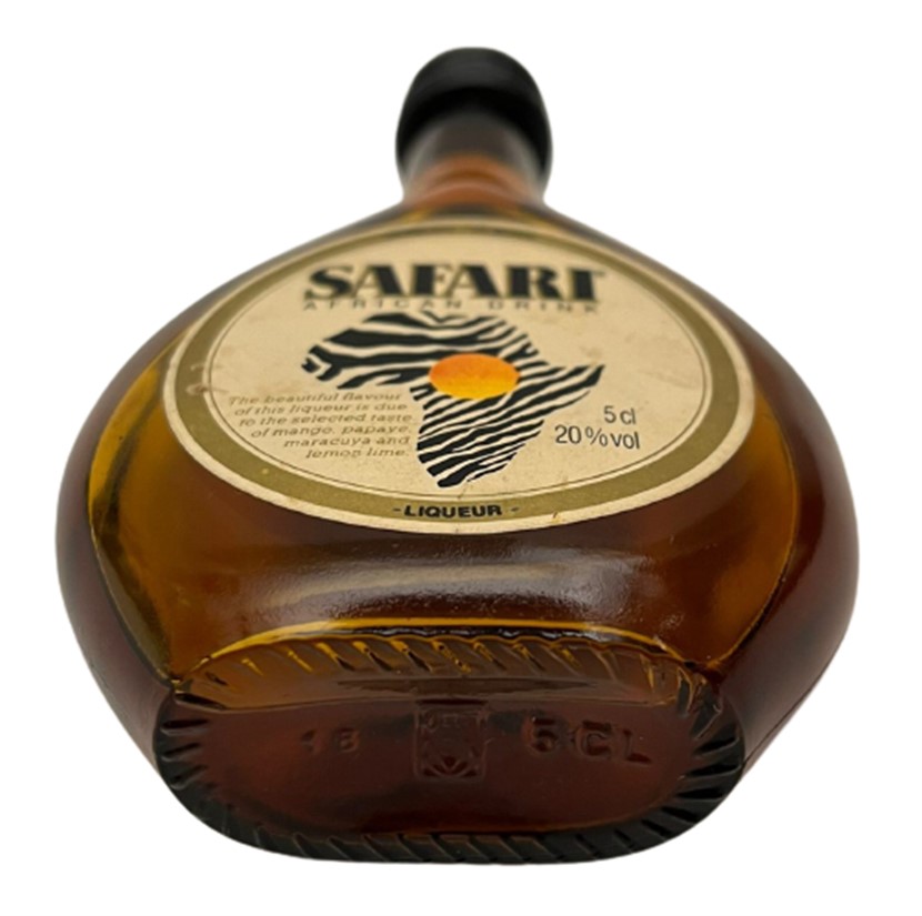 SAFARI AFRICAN DRİNK 50 ML MİNYATÜR İÇKİ LİKÖR ŞİŞESİ KAPAGI ACILMAMIŞ DOLU KOLEKSİYON 