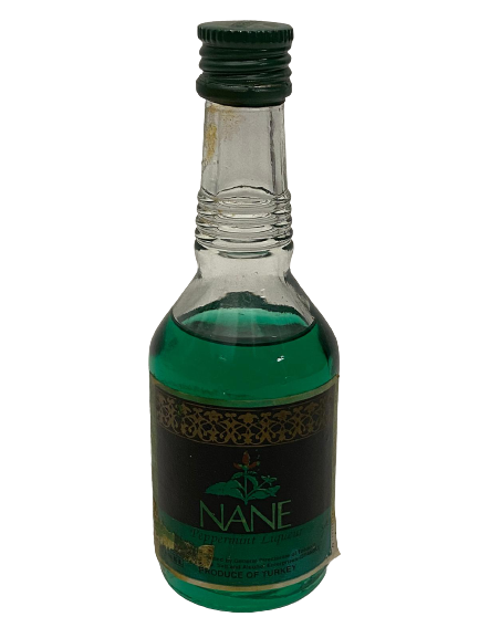 TEKEL NANE LİKÖRÜ 50 ML MİNYATÜR İÇKİ LİKÖR ŞİŞESİ KAPAGI ACILMAMIŞ DOLU KOLEKSİYON 