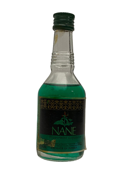 TEKEL NANE LİKÖRÜ 50 ML MİNYATÜR İÇKİ LİKÖR ŞİŞESİ KAPAGI ACILMAMIŞ DOLU KOLEKSİYON 