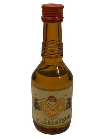 TEKEL PORTAKAL LİKÖRÜ 50 ML MİNYATÜR İÇKİ LİKÖR ŞİŞESİ KAPAGI ACILMAMIŞ DOLU KOLEKSİYON 