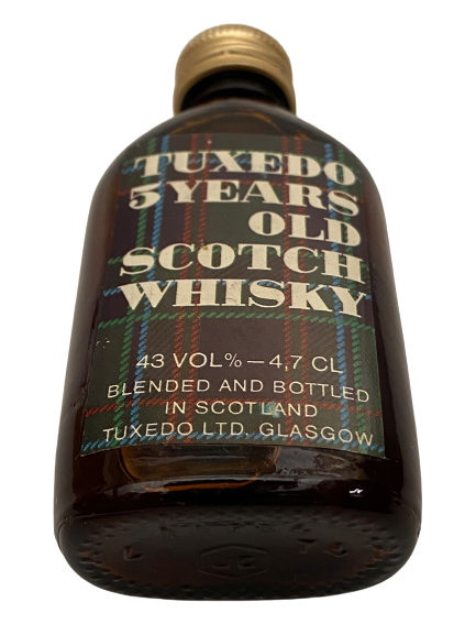 TUXEDO 5 YEARS OLD SCOTCH WHISKY 50 ML MİNYATÜR İÇKİ VİSKİ ŞİŞESİ KAPAGI ACILMAMIŞ DOLU KOLEKSİYON 