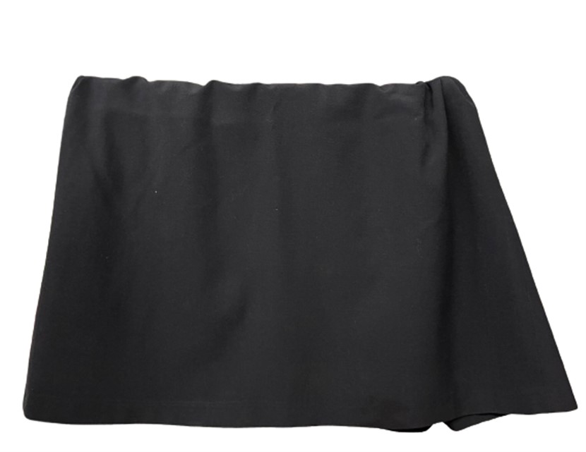 1970 VAKKO  ÖZEL ÜRETİM THY TÜRK HAVA YOLLARI LOGOLU  PİLELİ LACIVERT HOSTES ETEĞİ