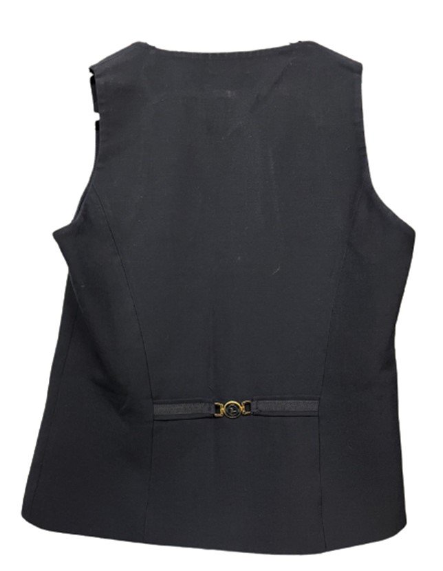 1970 VAKKO ÖZEL ÜRETİM THY TÜRK HAVA YOLLARI BAYAN HOSTES YELEĞİ LACİVERT RENKDE 34 BEDEN ÜRÜN KULLANILMIŞDIR SORUNSUZ VE TEMİZDİR