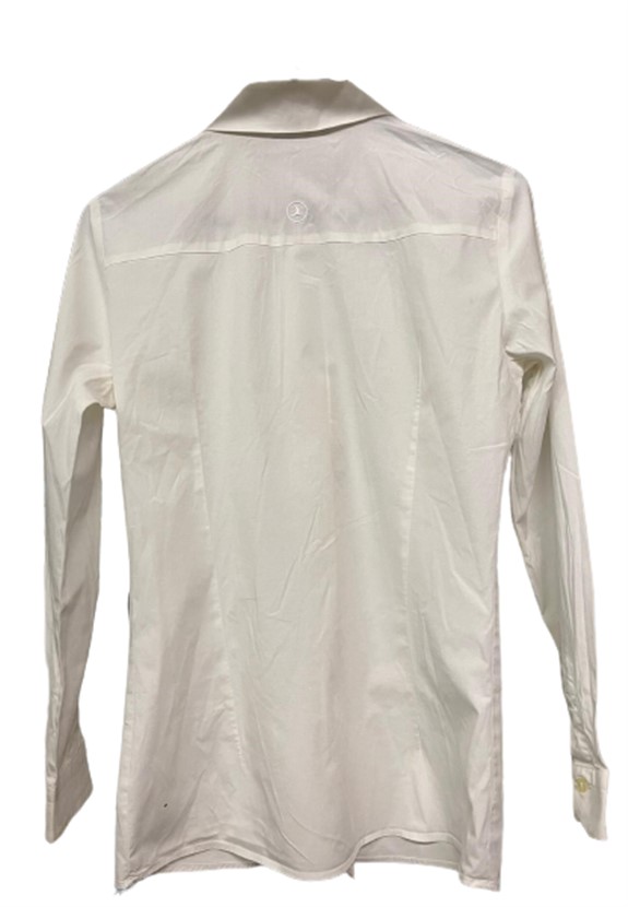 1970 VAKKO THY TÜRK HAVA YOLLARI  LOGOLU ÖZEL ÜRETİM  İPEK  BAYAN HOSTES GÖMLEĞİ FARKLI BEDENLERİ MEVCUTTUR