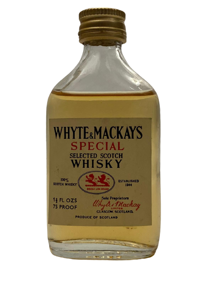 WHYTE MACKAYS SPECIAL SELECTED SOTCH WHISKY 50 ML MİNYATÜR İÇKİ VİSKİ ŞİŞESİ KAPAGI ACILMAMIŞ DOLU KOLEKSİYON 