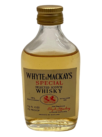 WHYTE MACKAYS SPECIAL SELECTED SOTCH WHISKY 50 ML MİNYATÜR İÇKİ VİSKİ ŞİŞESİ KAPAGI ACILMAMIŞ DOLU KOLEKSİYON 