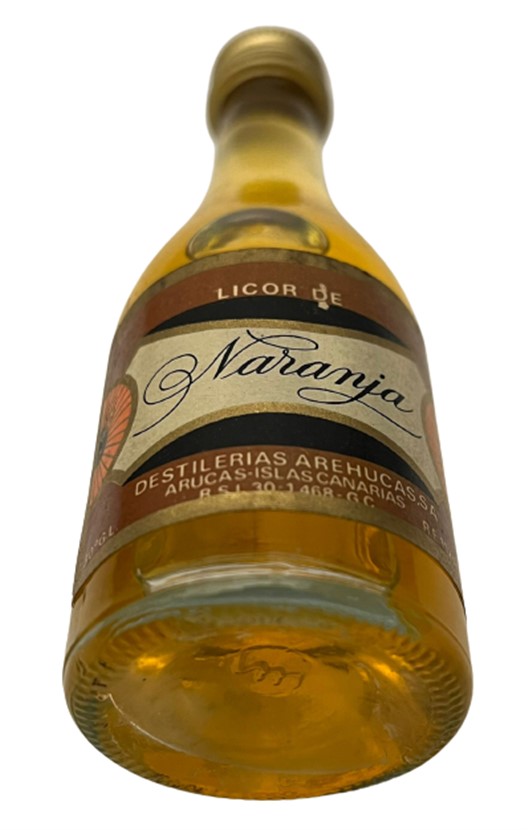 AREHUCAS LICOR DE NARANJA 40 ML MİNYATÜR İÇKİ LİKÖR ŞİŞESİ KAPAGI ACILMAMIŞ DOLU KOLEKSİYON 