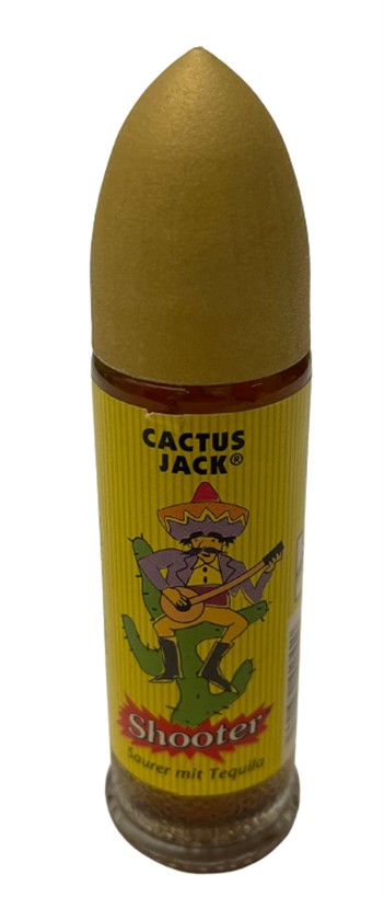 CACTUS JACK SHOOTER SAURER MİT TEQUİLA 20 ML MİNYATÜR İÇKİ LİKÖR ŞİŞESİ KAPAGI ACILMAMIŞ DOLU KOLEKSİYON 