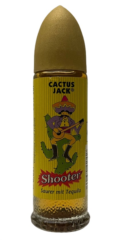 CACTUS JACK SHOOTER SAURER MİT TEQUİLA 20 ML MİNYATÜR İÇKİ LİKÖR ŞİŞESİ KAPAGI ACILMAMIŞ DOLU KOLEKSİYON 