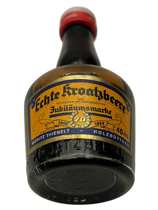 ECHTE KROATZBEERE 40 ML MİNYATÜR İÇKİ LİKÖR ŞİŞESİ KAPAGI ACILMAMIŞ DOLU KOLEKSİYON 