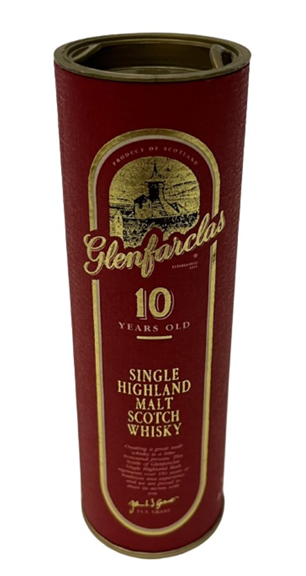 GLENFARCLAS 10 YEARS OLD MALT SCOTCH WHISKEY 50 ML MİNYATÜR İÇKİ VİSKİ ŞİŞESİ KAPAGI ACILMAMIŞ DOLU KOLEKSİYON 