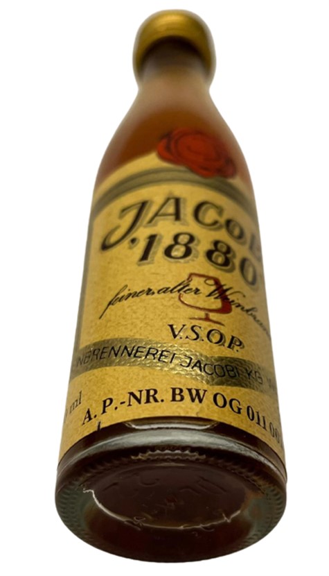 JACOBI 1880 WEİNBRAND 40 ML MİNYATÜR BRENDİ İÇKİ  ŞİŞESİ KAPAGI ACILMAMIŞ DOLU KOLEKSİYON 