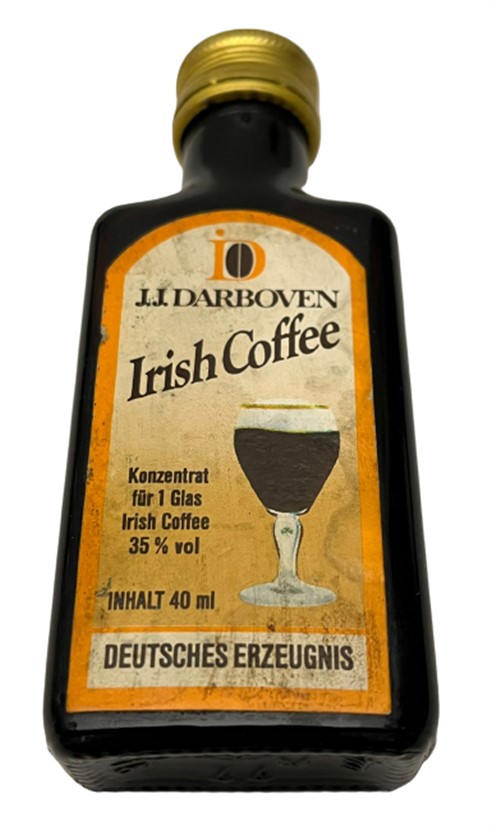 J.J. DARBOVEN IRISH COFFE 40 ML MİNYATÜR İÇKİ ŞİŞESİ KAPAGI ACILMAMIŞ DOLU KOLEKSİYON 
