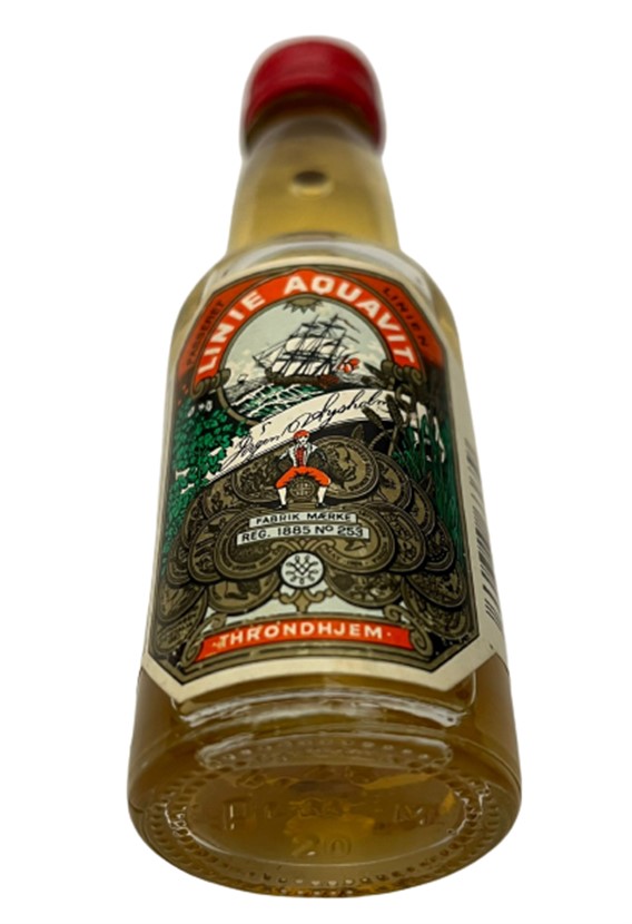 PASSERET LINIEN LINIE AQUAVIT 40 ML MİNYATÜR İÇKİ LİKÖR ŞİŞESİ KAPAGI ACILMAMIŞ DOLU KOLEKSİYON 