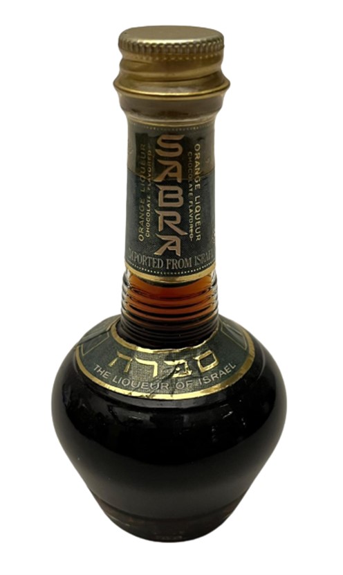 SABRA IMPORTED FROM ISRAEL 50 ML MİNYATÜR İÇKİ LİKÖR ŞİŞESİ KAPAGI ACILMAMIŞ DOLU KOLEKSİYON 