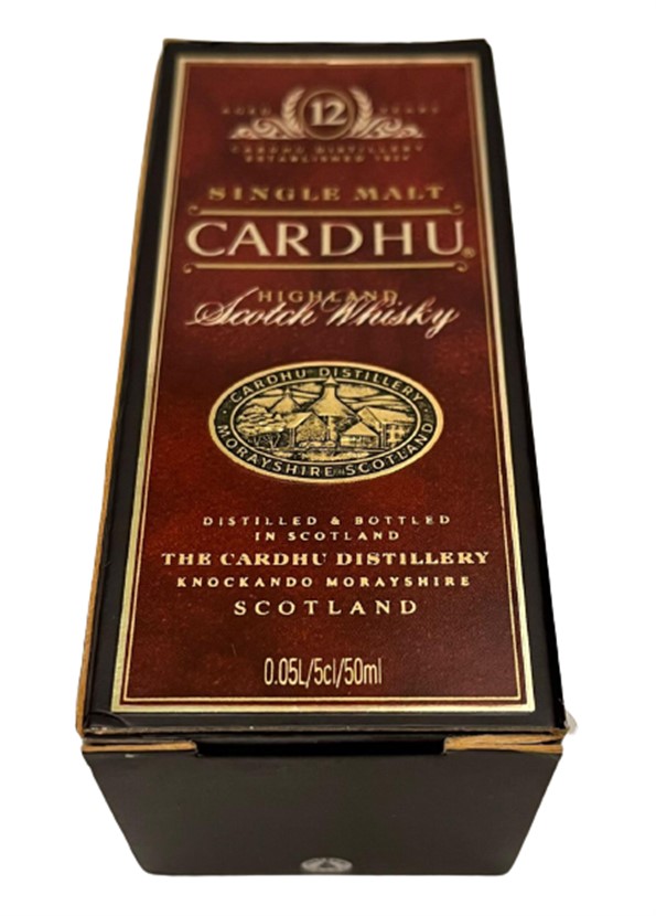 SINGLE MALT CARDHU SCOTCH WHİSKEY 50 ML MİNYATÜR İÇKİ VİSKİ ŞİŞESİ KAPAGI ACILMAMIŞ DOLU KOLEKSİYON 