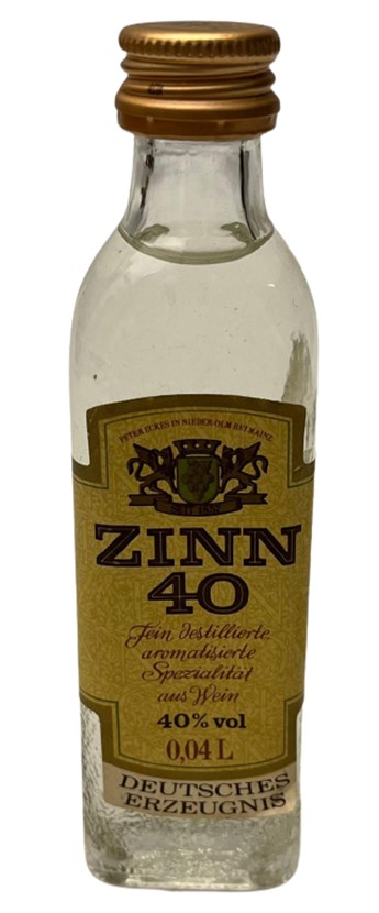 ZINN 40 40 ML MİNYATÜR İÇKİ LİKÖR ŞİŞESİ KAPAGI ACILMAMIŞ DOLU KOLEKSİYON 