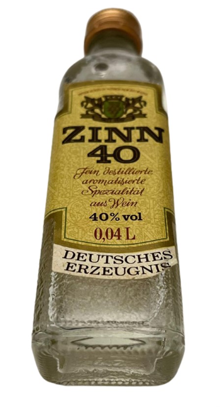ZINN 40 40 ML MİNYATÜR İÇKİ LİKÖR ŞİŞESİ KAPAGI ACILMAMIŞ DOLU KOLEKSİYON 