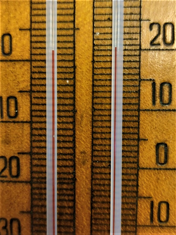 1950 MINIMA MAXIMA AHŞAP MASIF TERMOMETRE CİFT KIRMIZI CIVA CUBUKLU ODA İÇİ DERECE 