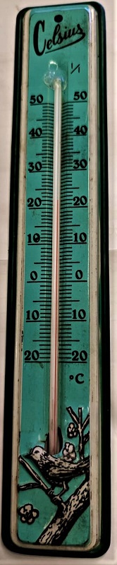 TENEKE  DERECE KABARTMALI CELSİUS REKLAMLI KIRMIZI CAM CUBUK CIVALI  TERMOMETRE ODA İCİ  SICAK SOGUK OLCER