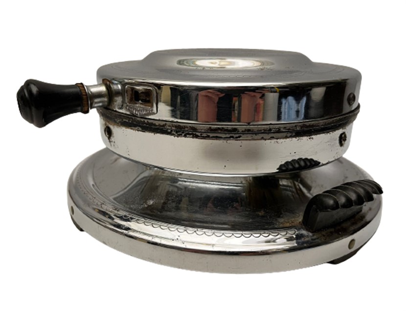 VİNTAGE USA AMERİKA 1930 HOTPOİNT CALROD EDİSON ELECTRİC WAFFLE MAKİNESİ