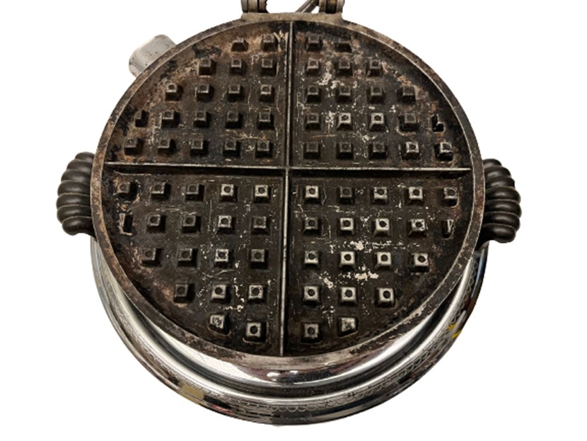 VİNTAGE USA AMERİKA 1930 HOTPOİNT CALROD EDİSON ELECTRİC WAFFLE MAKİNESİ