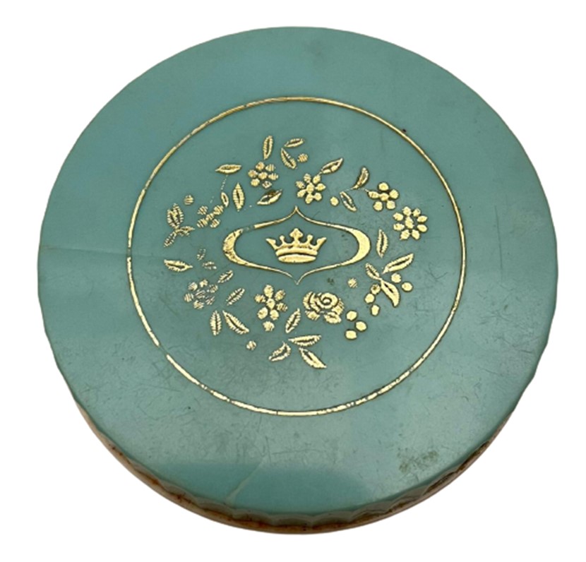 1950 ANGEL FACE TAWNY CREAM POWDER MAKYAJ PUDRASI MAVİ MİKA KABINDA