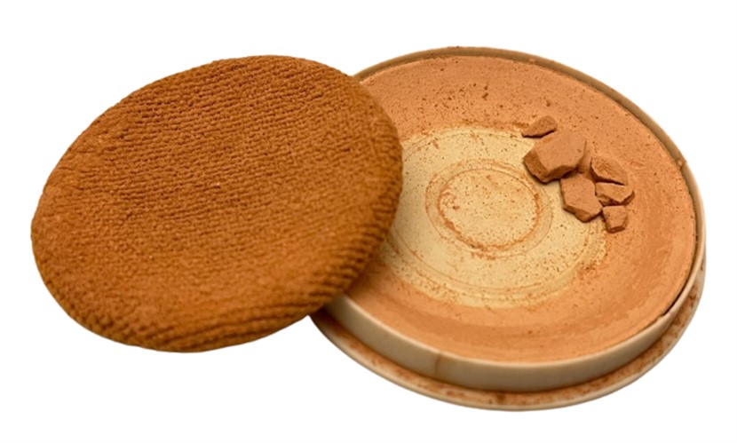 1950 ANGEL FACE TAWNY CREAM POWDER MAKYAJ PUDRASI MAVİ MİKA KABINDA