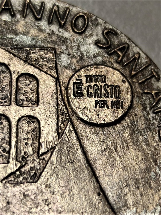 ARCIDIOCESI DI MILANO ANNO SANTAMBROSIANO MEDAGLIA  SİLVER PLATE 1996 1997 MADALYA BRONZ GÜMÜŞ KAPLAMA