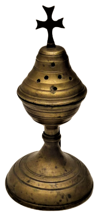 SULAYMANİYE İŞİ PİRİNC KAPAK ÜZERİ HACLI BUHURDAN 