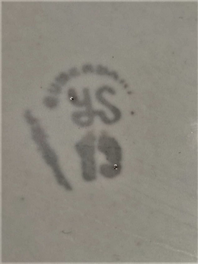 1960 SUMERBANK PORSELEN CİCEK DESENLİ İKRAMLIK KAYIK TABAK 