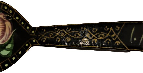 KONYA MEVLANA TAHTA KAŞIK EL YAPIM EL BOYAMA ÜZERİNDE OSMANLICA  BEYİT YAZILI