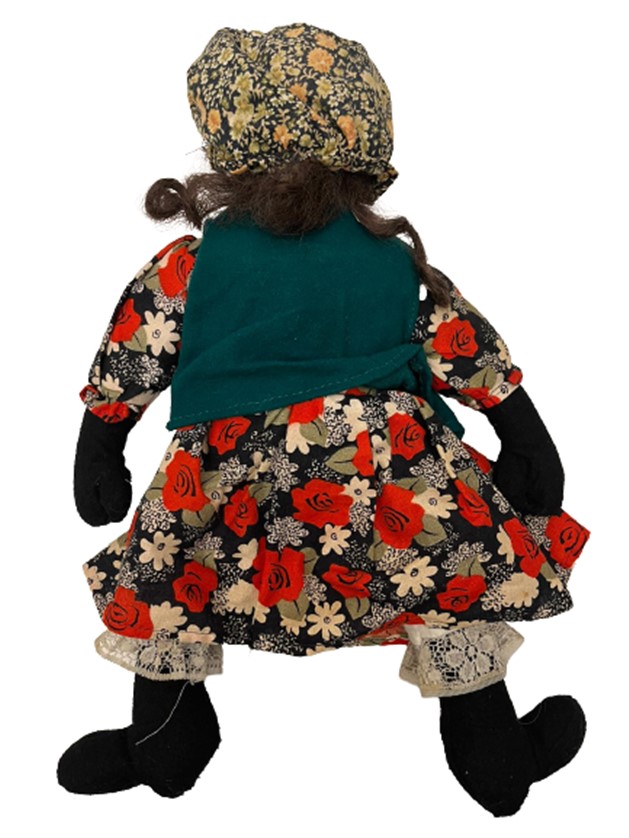 FATOŞ TÜRK MALI YERLİ OYUNCAK ELBİSELİ ŞAPKALI UCAN CADI BEZ BEBEK