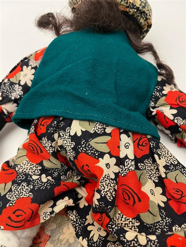 FATOŞ TÜRK MALI YERLİ OYUNCAK ELBİSELİ ŞAPKALI UCAN CADI BEZ BEBEK