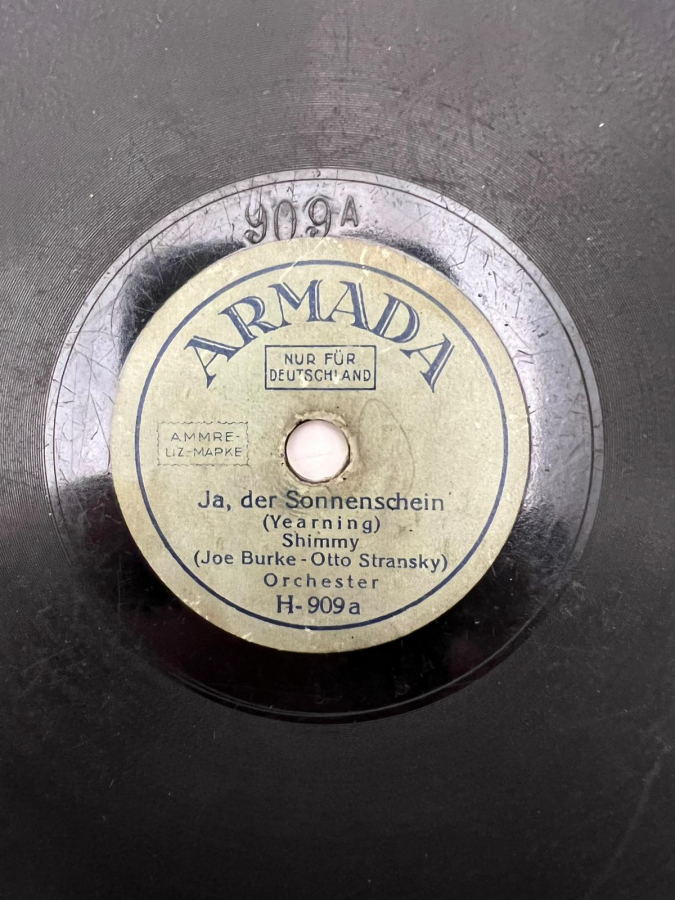NACHTVÖGEL POLKA ORCHESTER - JA DER SONNENSCHEİN SHİMMY ORCHESTER 78 DEVİR TAŞ PLAK