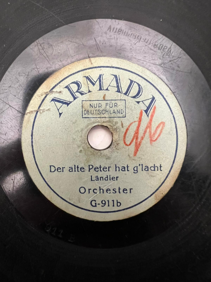 I WANT TO BE HAPPY SHİMMY ORCHESTER - DER ALTE PETER HAT G'LACHT ORCHESTER 78 DEVİR TAŞ PLAK