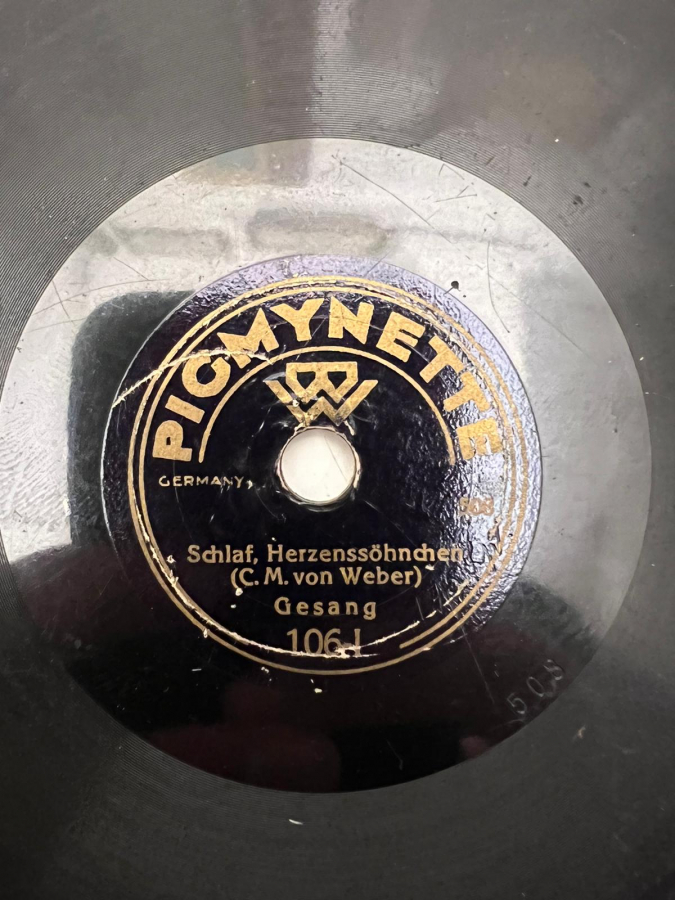 MÜDE BİN İCH GEH ZUR RUH - SCHLAF HERZENSSÖHNCHEN GESANG 78 DEVİR TAŞ PLAK