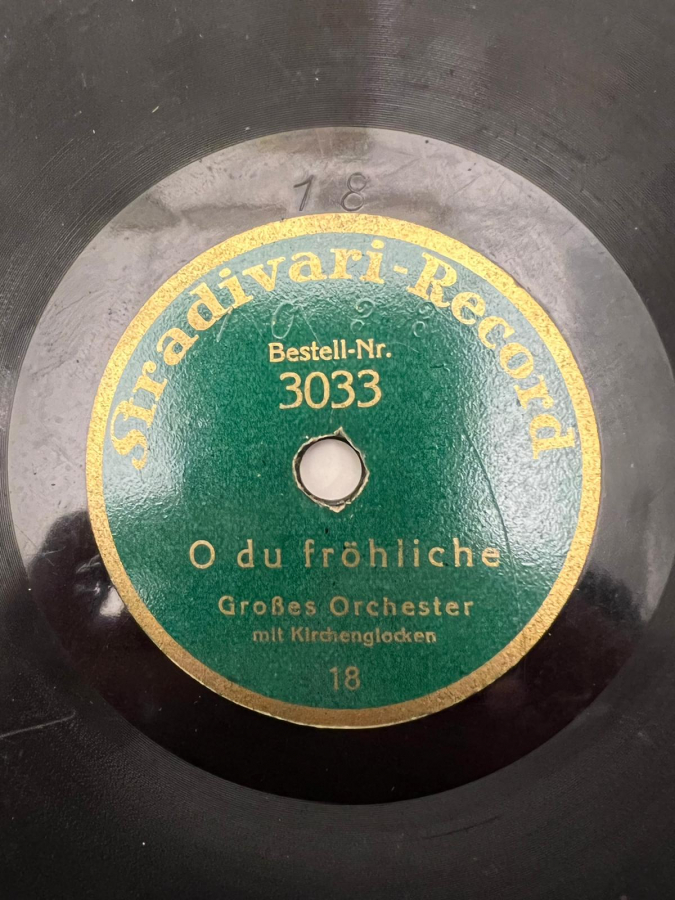 O DU FRÖHLİCHE GROSSES ORCHESTER - STİLLE NACHT GROSSES ORCHESTER 78 DEVİR TAŞ PLAK