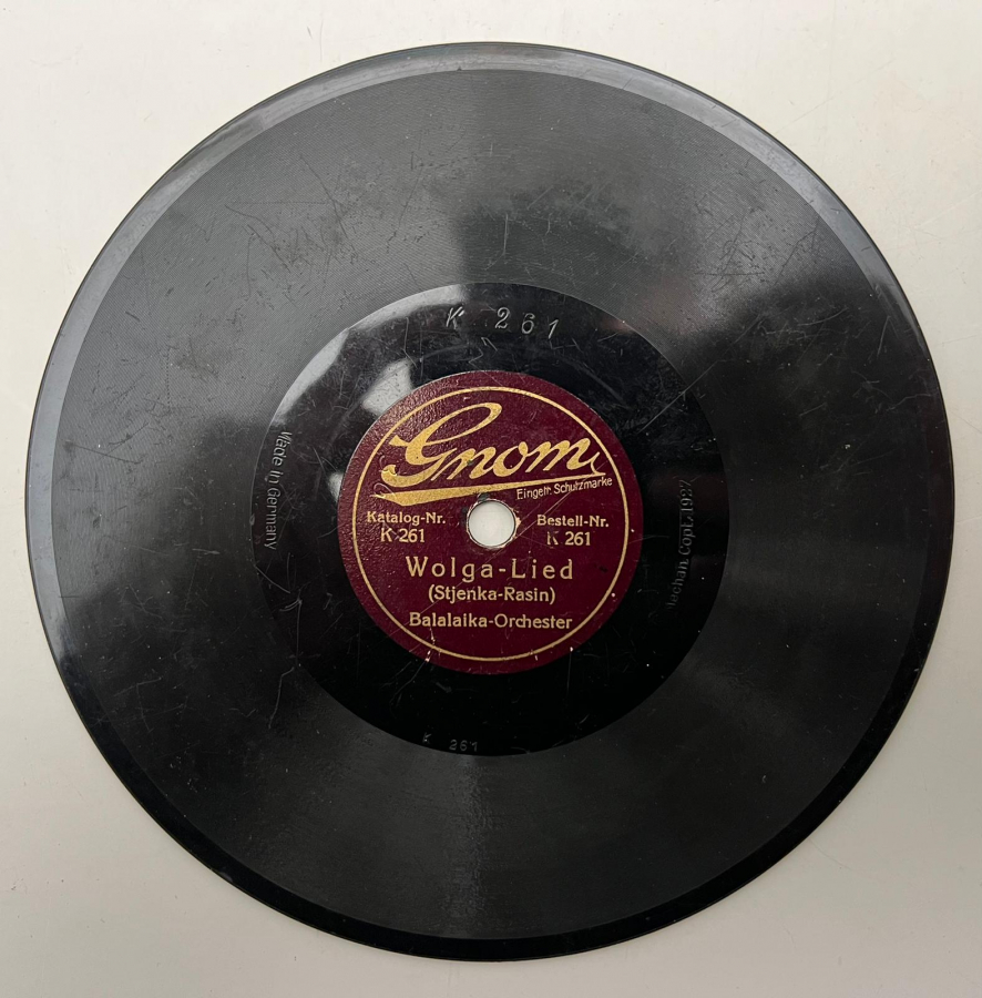 WOLGA - LİED BALALAİKA ORCHESTER -  HABE MİTLEİD MİT MİR 78 DEVİR TAŞ PLAK