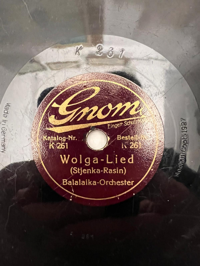 WOLGA - LİED BALALAİKA ORCHESTER -  HABE MİTLEİD MİT MİR 78 DEVİR TAŞ PLAK