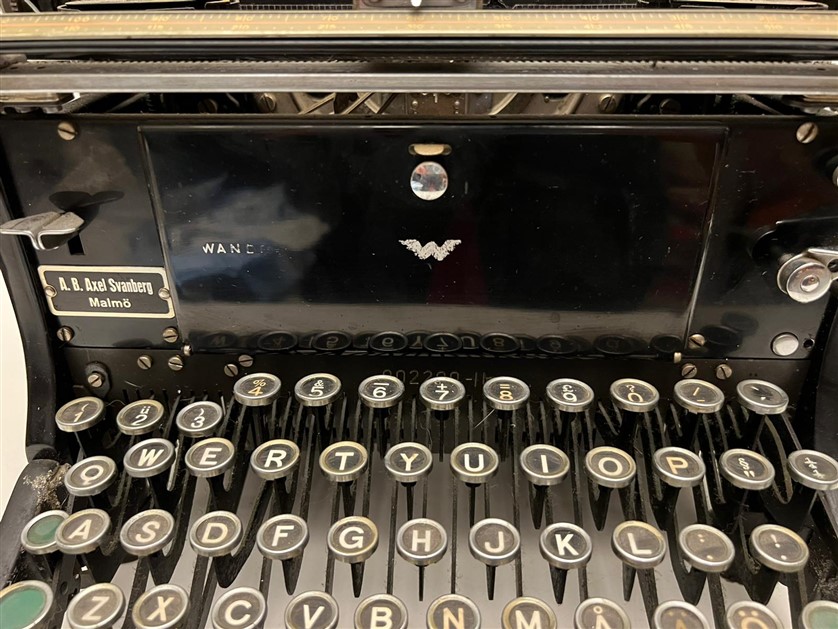 1920 CONTİNENTAL TYPEWRITER A. B. AXEL SVANBERG MALMÖ MEKANİK EKSİKSİZ METAL DAKTILO GERMANY