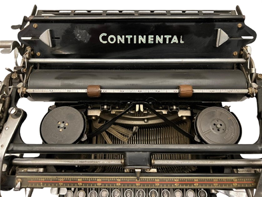 1920 CONTİNENTAL TYPEWRITER A. B. AXEL SVANBERG MALMÖ MEKANİK EKSİKSİZ METAL DAKTILO GERMANY