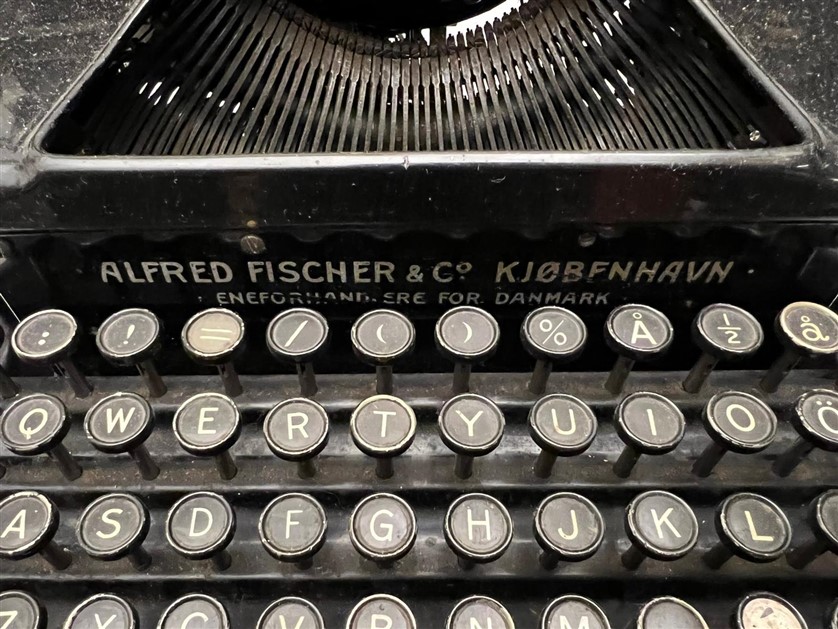 1908 AMERİCAN USA SMİTH PREMİER  TYPEWRITER NO 10 CİFT KLAVYELİ MEKANİK CAM TUŞLU MEKANİK METAL KASA FUL DAKTİLO