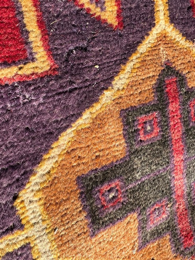 EL DOKUMA KÖK BOYA  YÜN  KİLİM  MANİSA YÖRESİ 