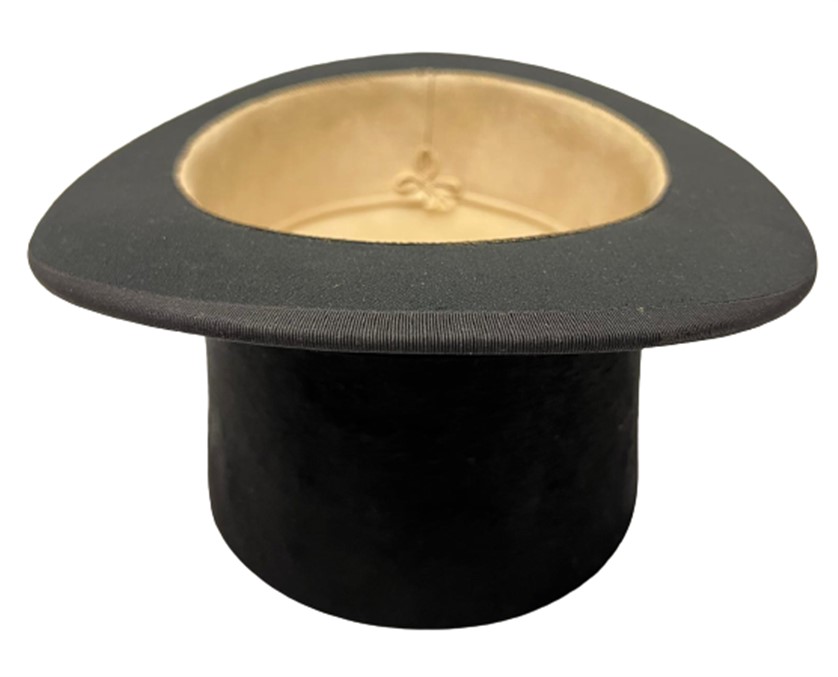 1910 LONDON HAT MANUFACTORY EXTRA QUALITY ÖZEL YAPIM ORJİNAL KUTUSUNDA  FRAK SİLİNDİR ŞAPKA