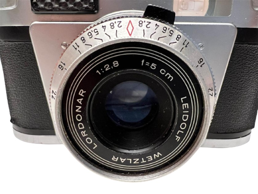 ALMAN 1959 CAMERA LEIDOLF WETZLAR LORDONAR LORDOMATIC ORİJİNAL ÇANTASINDA MEKANİK FOTOĞRAF MAKİNESİ