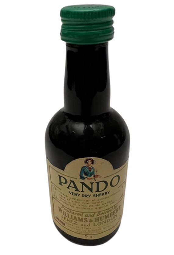 PANDO VERY DRY SHERRY 50 ML MİNYATÜR İÇKİ LİKÖR ŞİŞESİ KAPAGI ACILMAMIŞ DOLU KOLEKSİYON